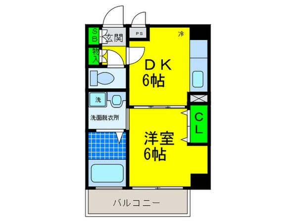 カシェット住吉の物件間取画像